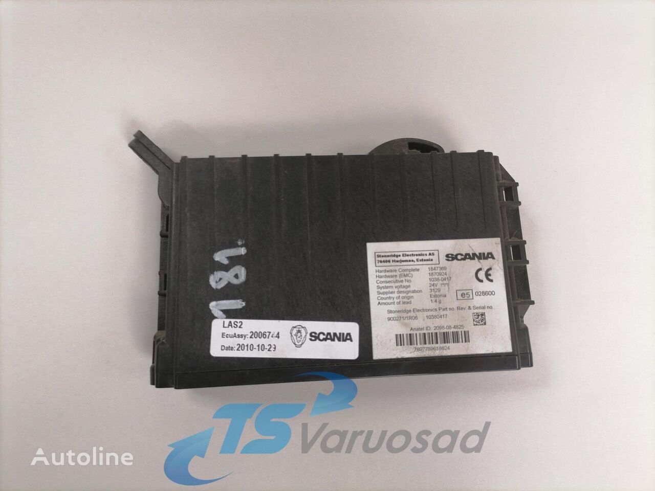 Scania Ecu, LAS 1847369 control unit for Scania R440 truck tractor