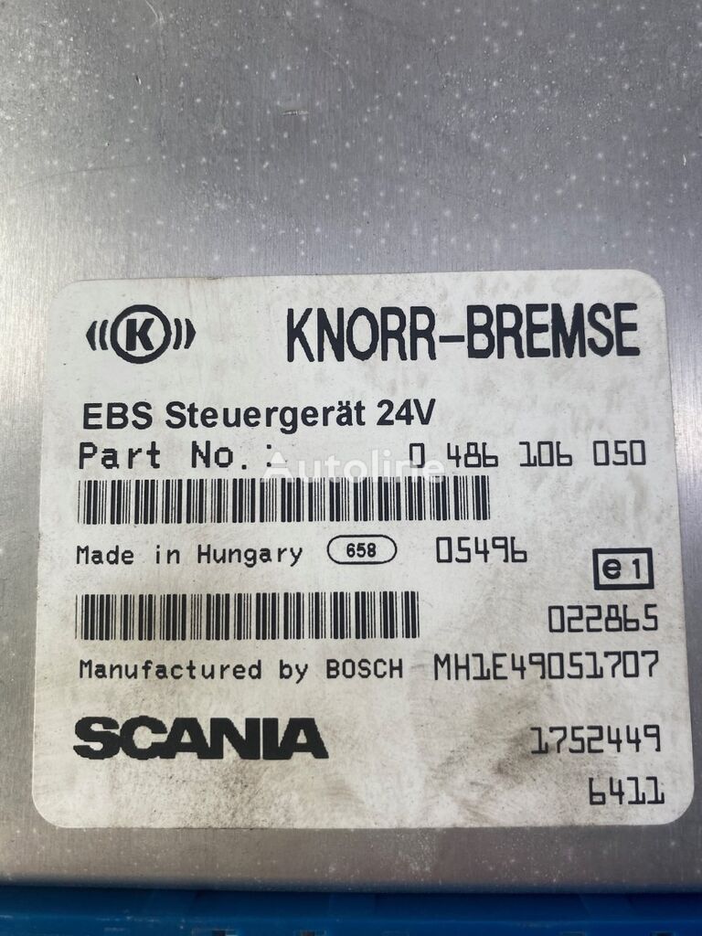 Scania K-Series (01.06-) kontrolenhed til Scania K,N,F-series bus (2006-)