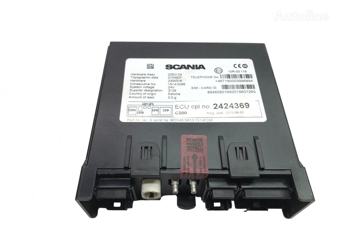 Scania K-Series (01.12-) 1852553 control unit for Scania K,N,F-series bus (2006-)