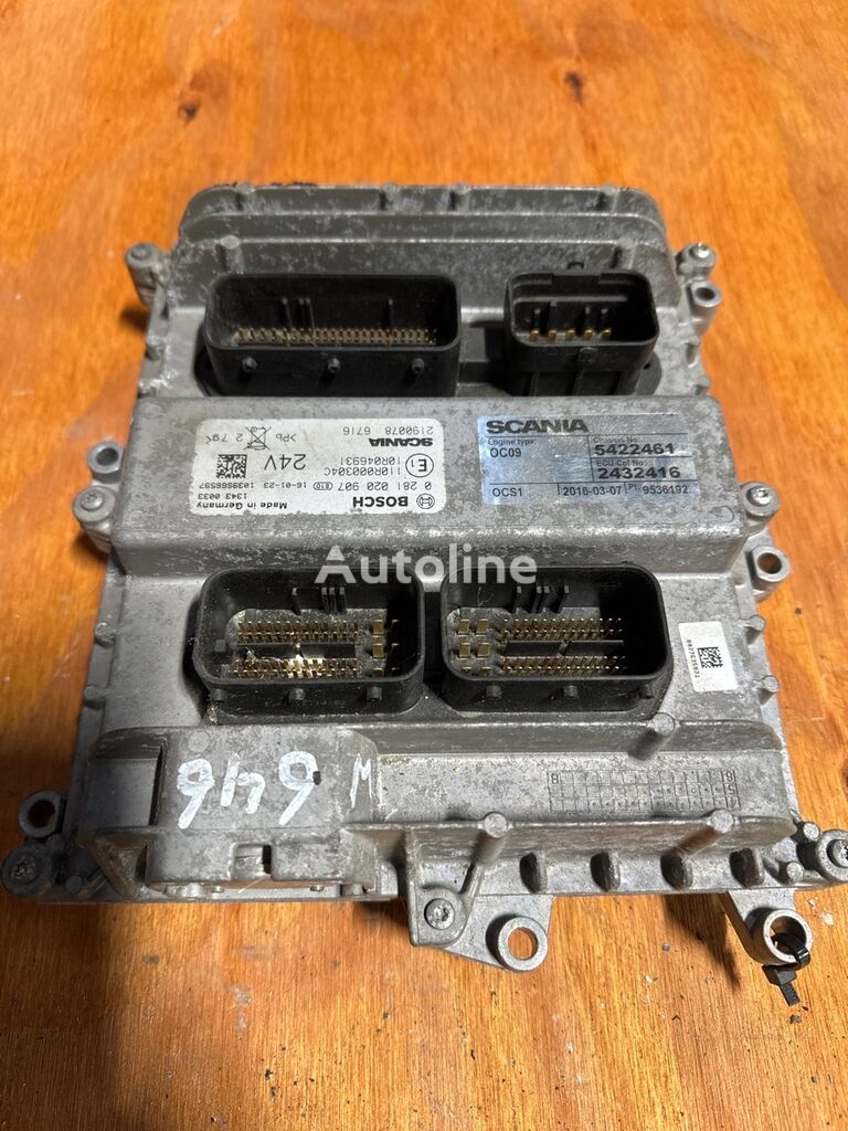 Scania OCS ECU OC09 2432416 2864327 vadības bloks paredzēts kravas automašīnas