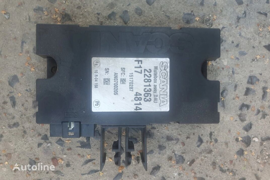 Scania T, P, G, R, L, S series EURO6, EURO 6 emission DAU unit, MUTEBOX control unit for Scania T, P, G, R, L truck tractor