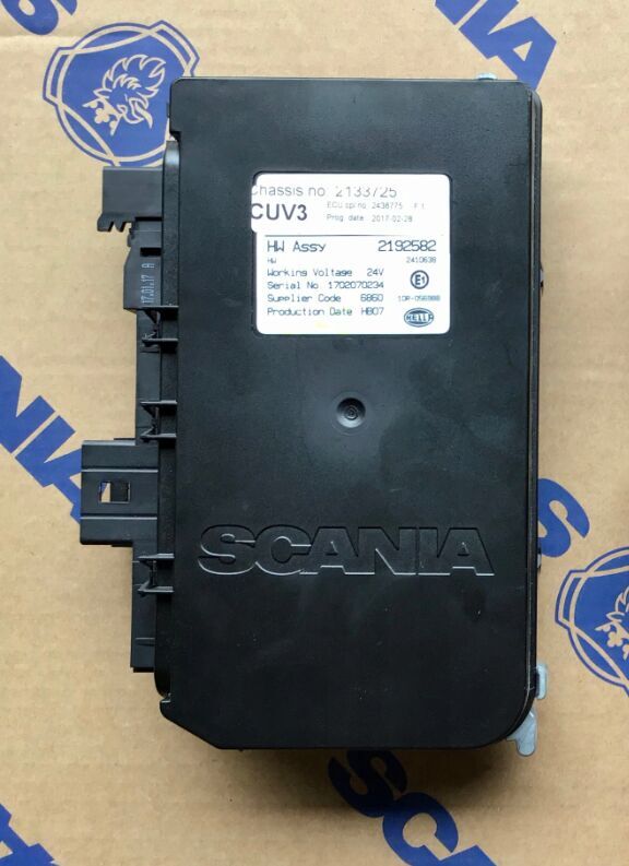 Scania T, P, G, R, L series, EURO6, EURO 6 emission, CUV3 unit, 2436775 control unit for Scania R, P, G, L, S series truck tractor