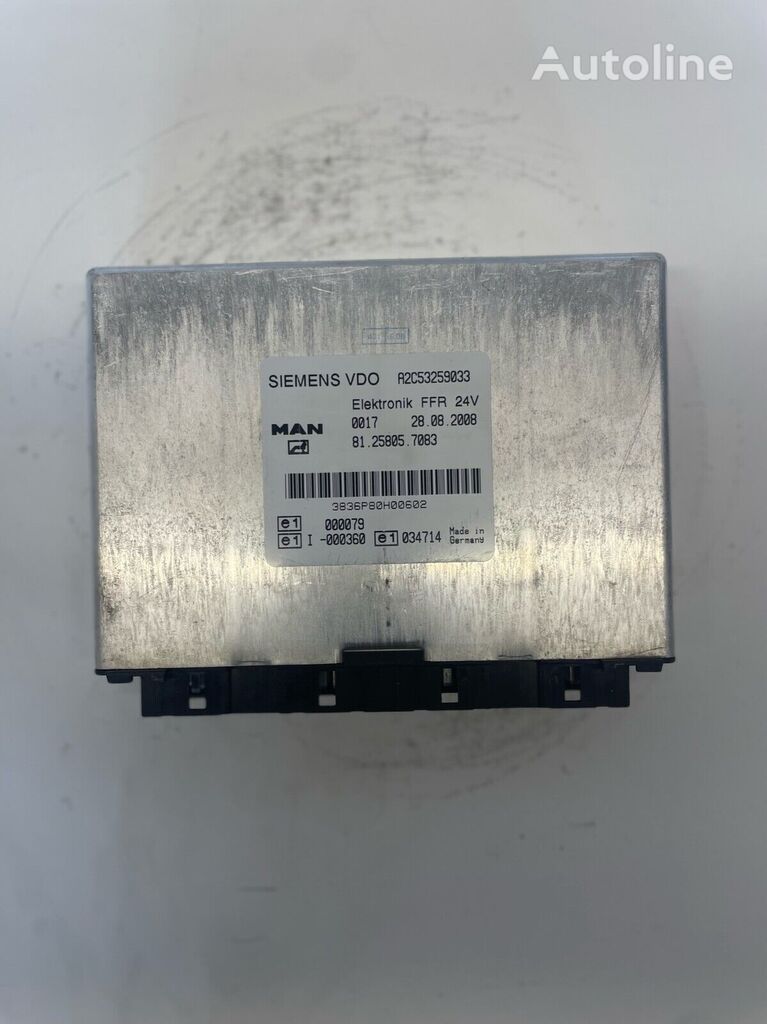 Siemens 81258057083 control unit for MAN TGX, TGS, TGM, TGL truck tractor