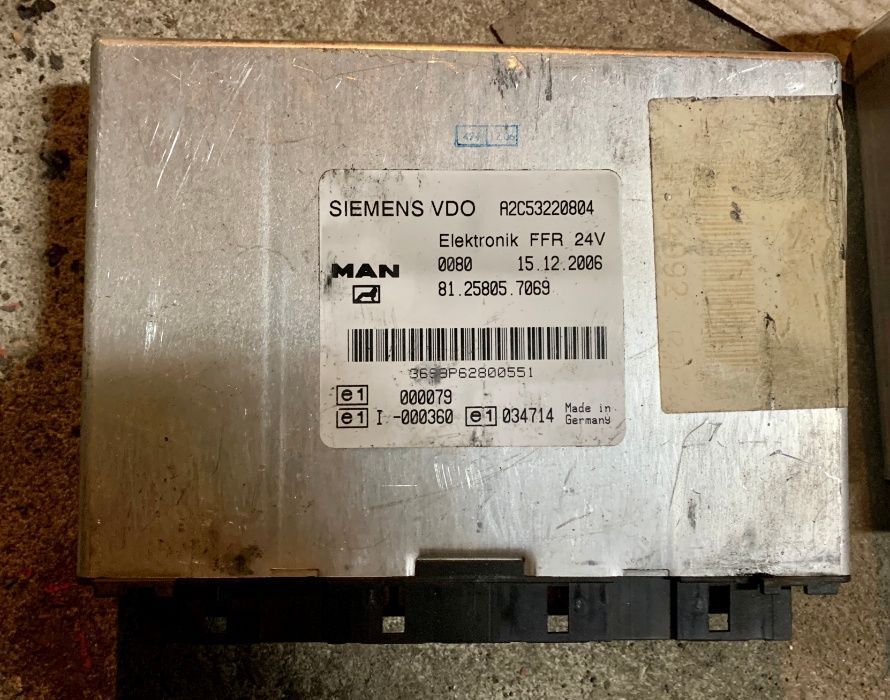 Siemens FFR 81.25805.7069 control unit for MAN truck