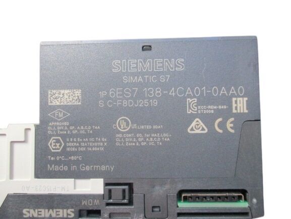Siemens Simatic S7 6ES7138-4CA01-0AA Power Supply Modul Steuereinheit für Industriemaschinen - Machineryline