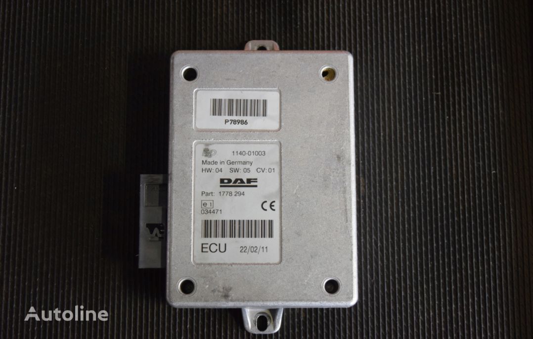 Блок за управление Sterownik ECU Komputer Moduł 1778294 за камион DAF CF XF 105 - Autoline