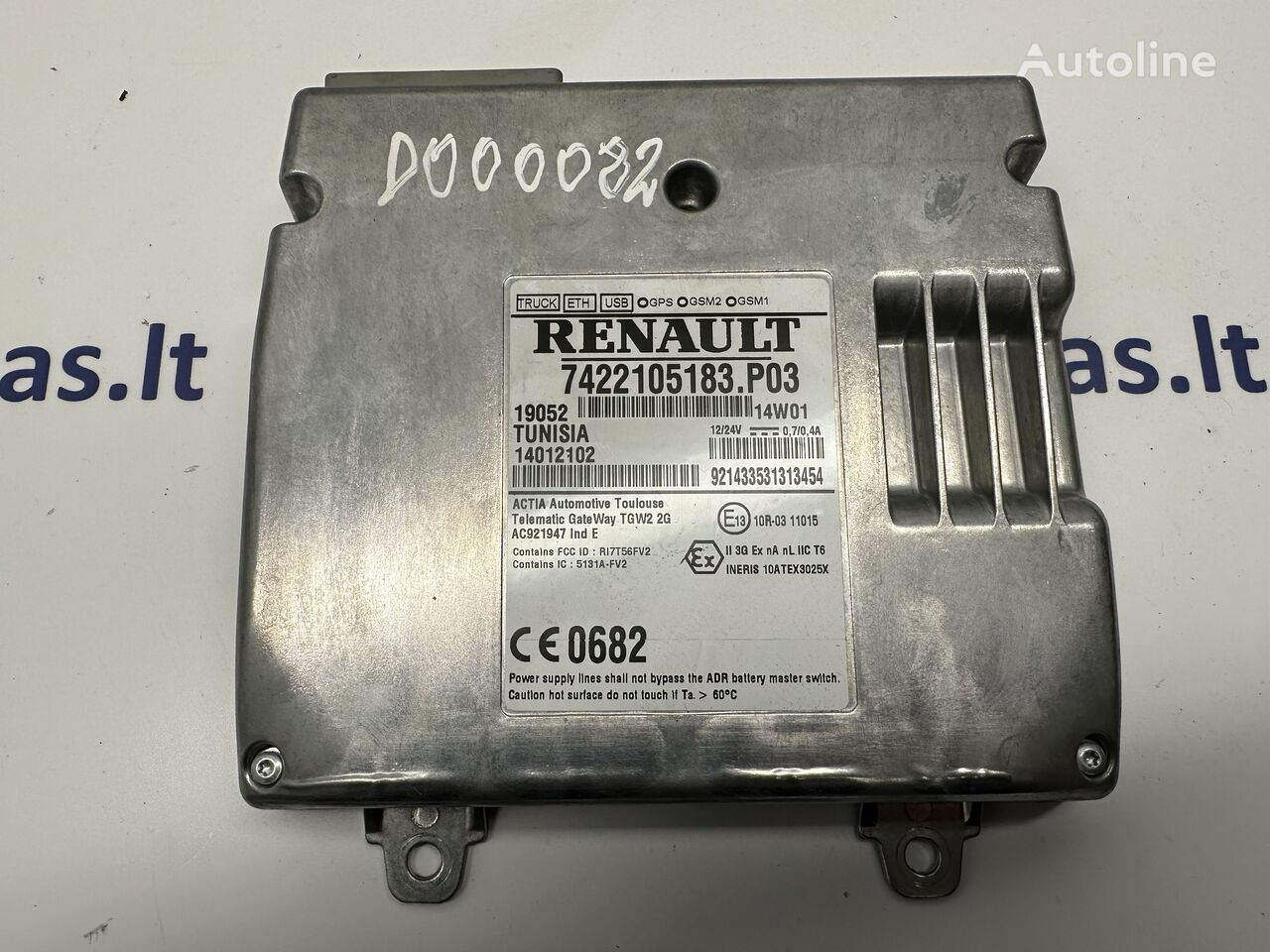 Telematic Gateway TGW2 7422105183 vadības bloks paredzēts Renault vilcēja