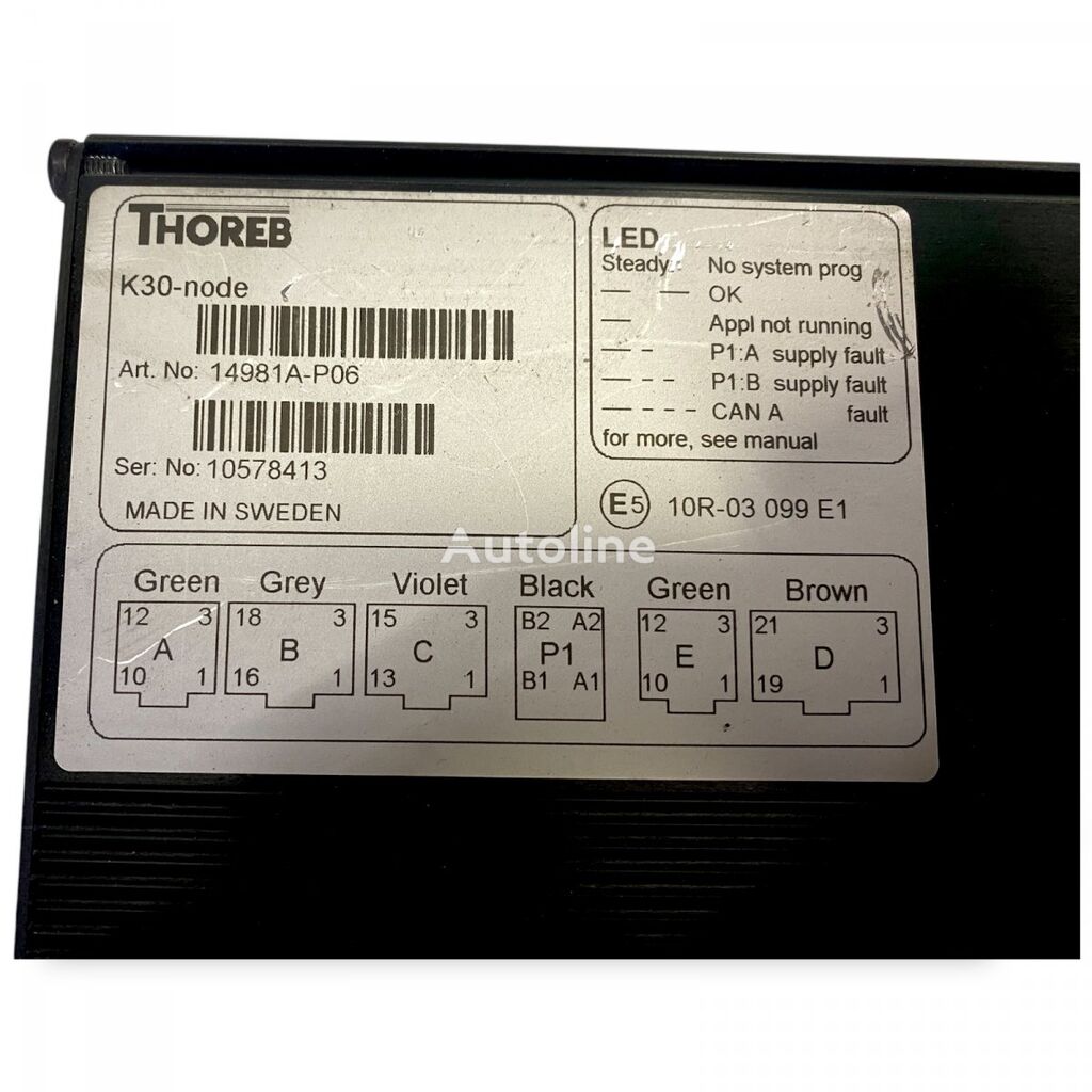 Thoreb K-Series (01.12-) 2118912 control unit for Scania K,N,F-series bus (2006-)