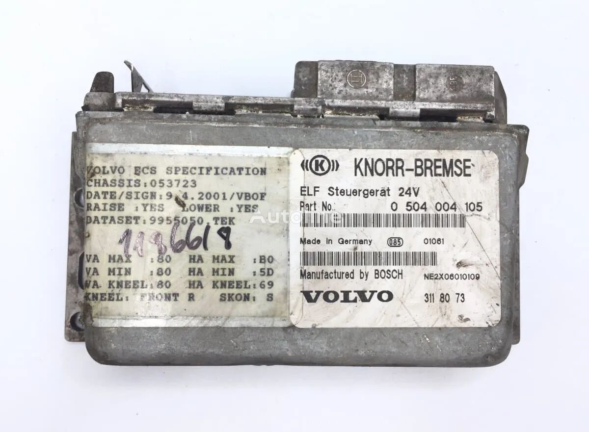 блок за управление Unitate de Control NE2X08010109 за камион Knorr-Bremse ELF Steuergerät 24V Volvo 0 504 004 105