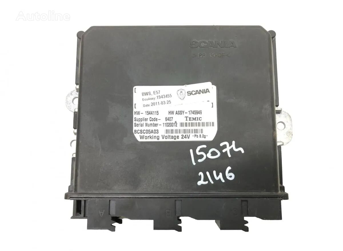 Unitate de Control BWS 1943455 24V besturingseenheid voor Scania BWS, E57 vrachtwagen