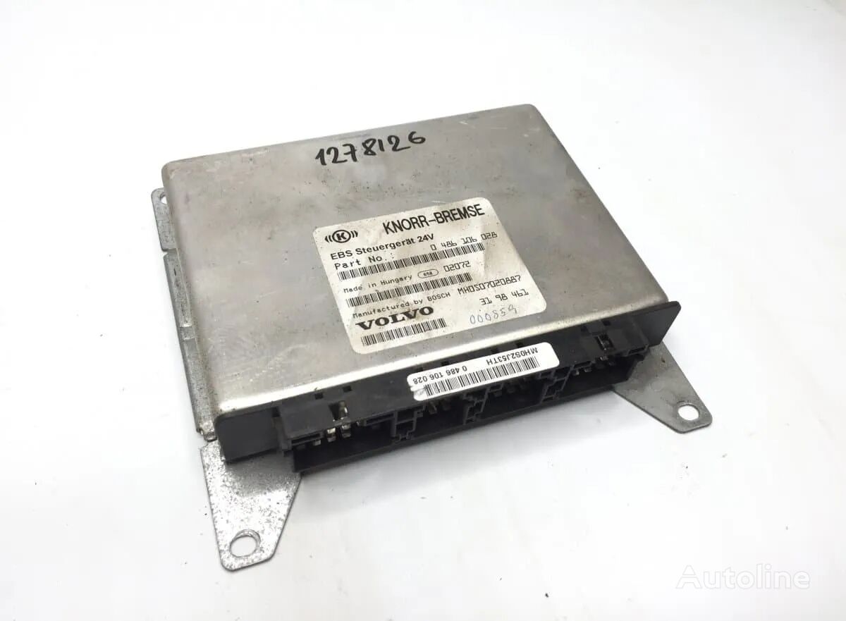 unit kontrol Unitate de Control EBS 3198461 untuk truk Knorr-Bremse 24V Part No. 0486108028 pentru Volvo