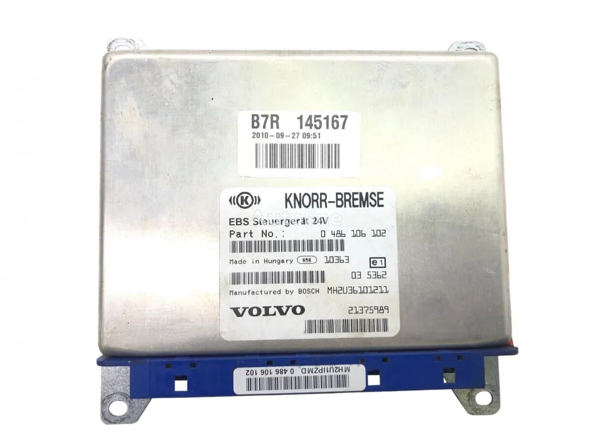 unité de commande Unitate de Control EBS Volvo 21375989 0 486 106 102 pour camion Knorr-Bremse 21325651, 21375989, 21375986