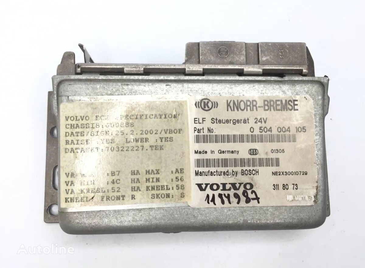 Unitate de control ELF NE2X3O010729 styreenhet for Knorr-Bremse 24V, Volvo 0 504 004 105 lastebil