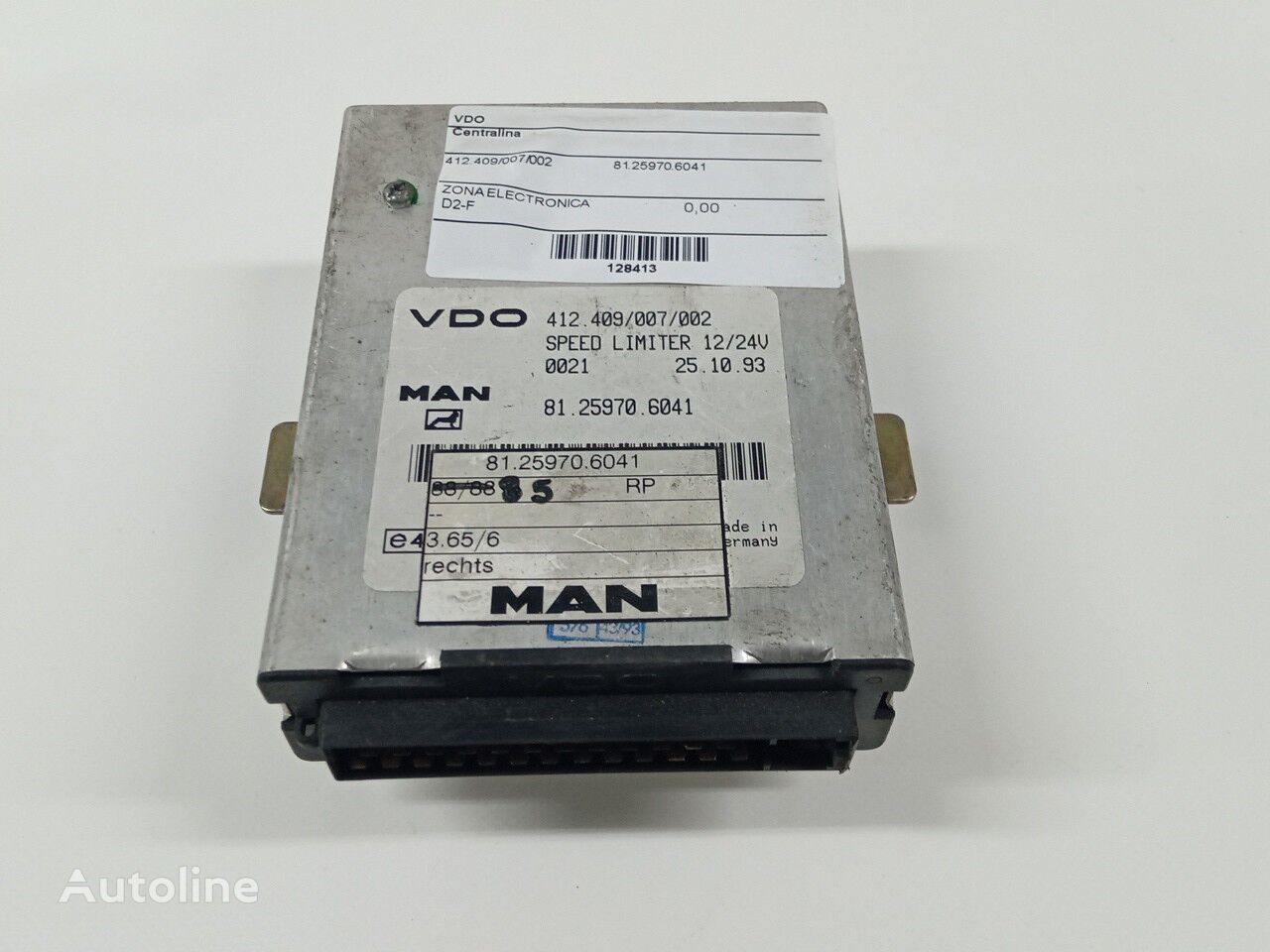 VDO control unit for truck