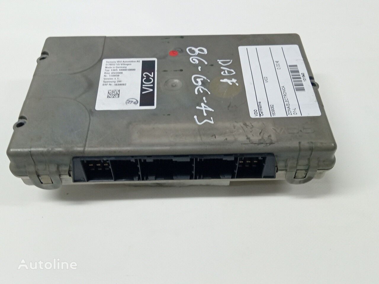 VDO 1639082 control unit for truck