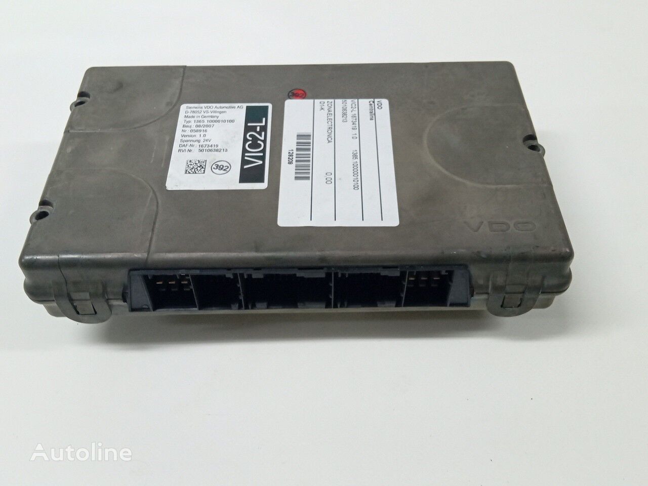 VDO control unit for truck