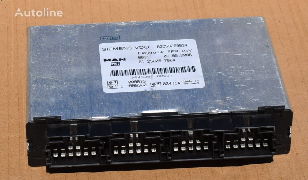 VDO KOMPUTER/ STEROWNIK FFR 81.25805.7084 unidad de control para MAN  TGX TGS camión