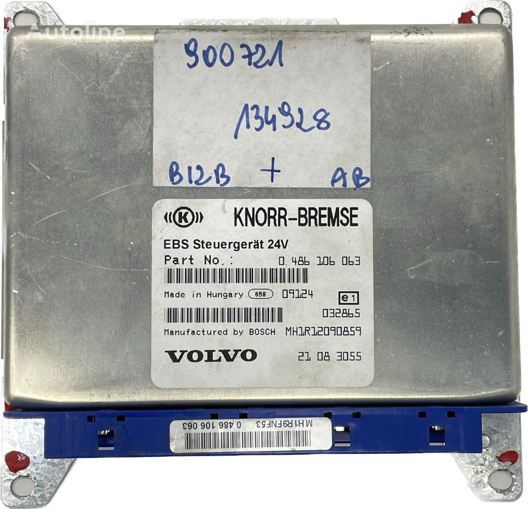 VOLVO, KNORR-BREMSE B12B (01.97-12.11) control unit for Volvo B6, B7, B9, B10, B12 bus (1978-2011)