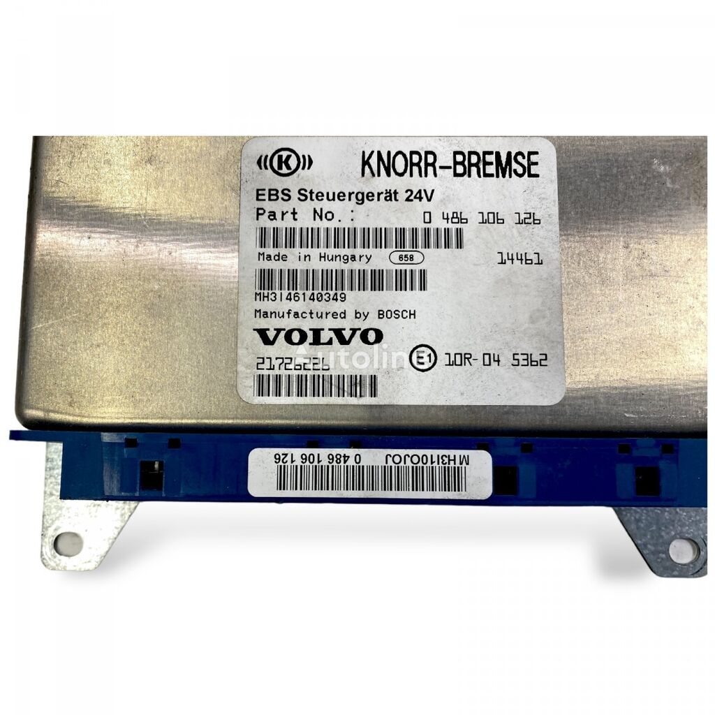 VOLVO,KNORR-BREMSE,BOSCH B8R (01.13-) 0486106126 unidad de control para Volvo B7, B8, B9, B12 bus (2005-) autobús