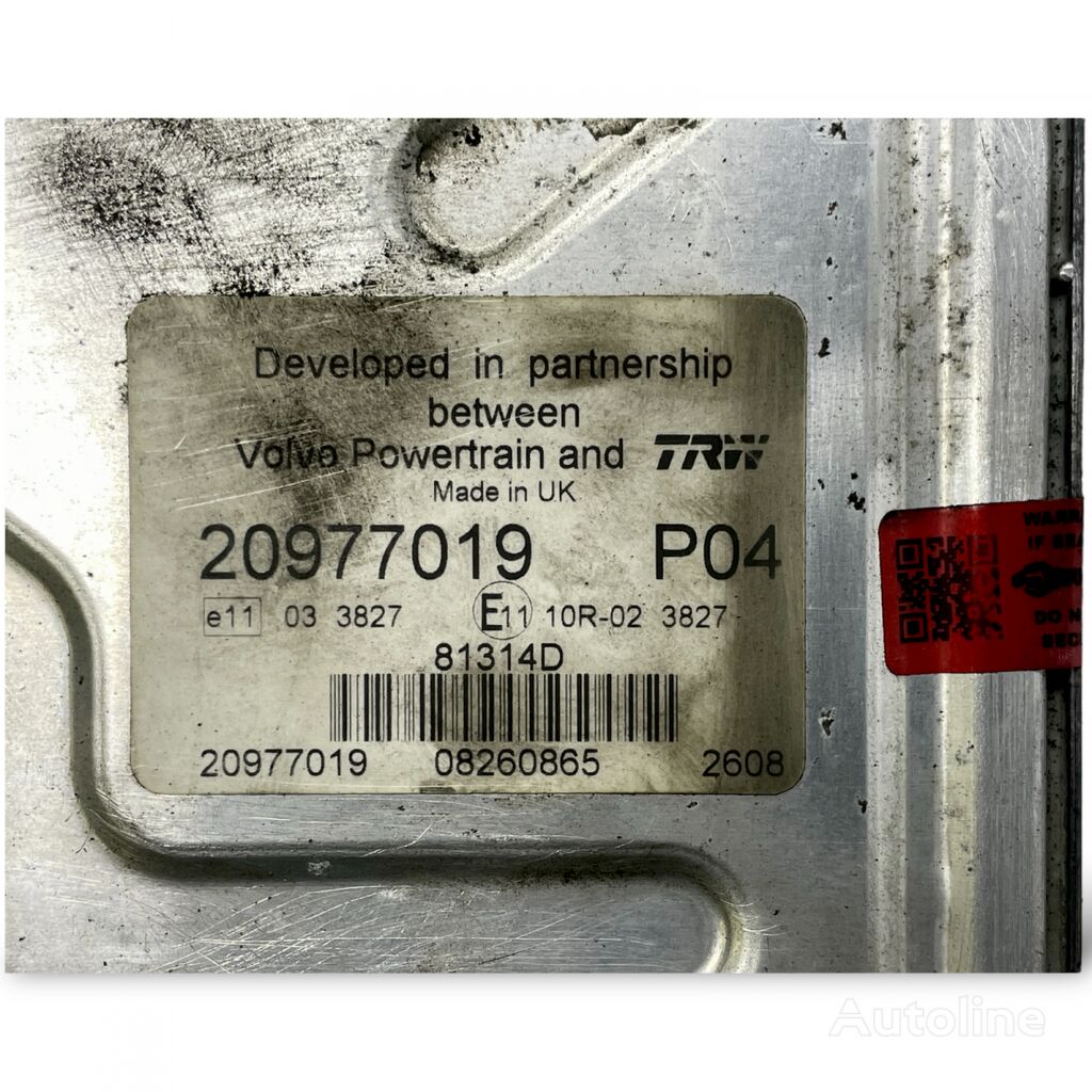 VOLVO,TRW B12B (01.97-12.11) unidad de control para Volvo B6, B7, B9, B10, B12 bus (1978-2011) autobús