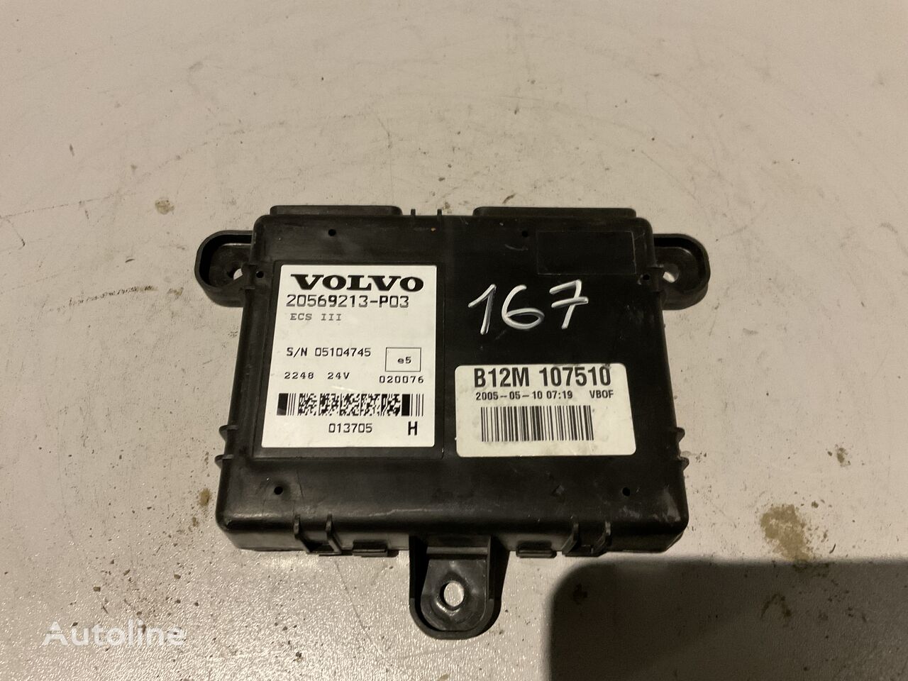 Volvo 20569213-P03 unidad de control para Volvo autobús