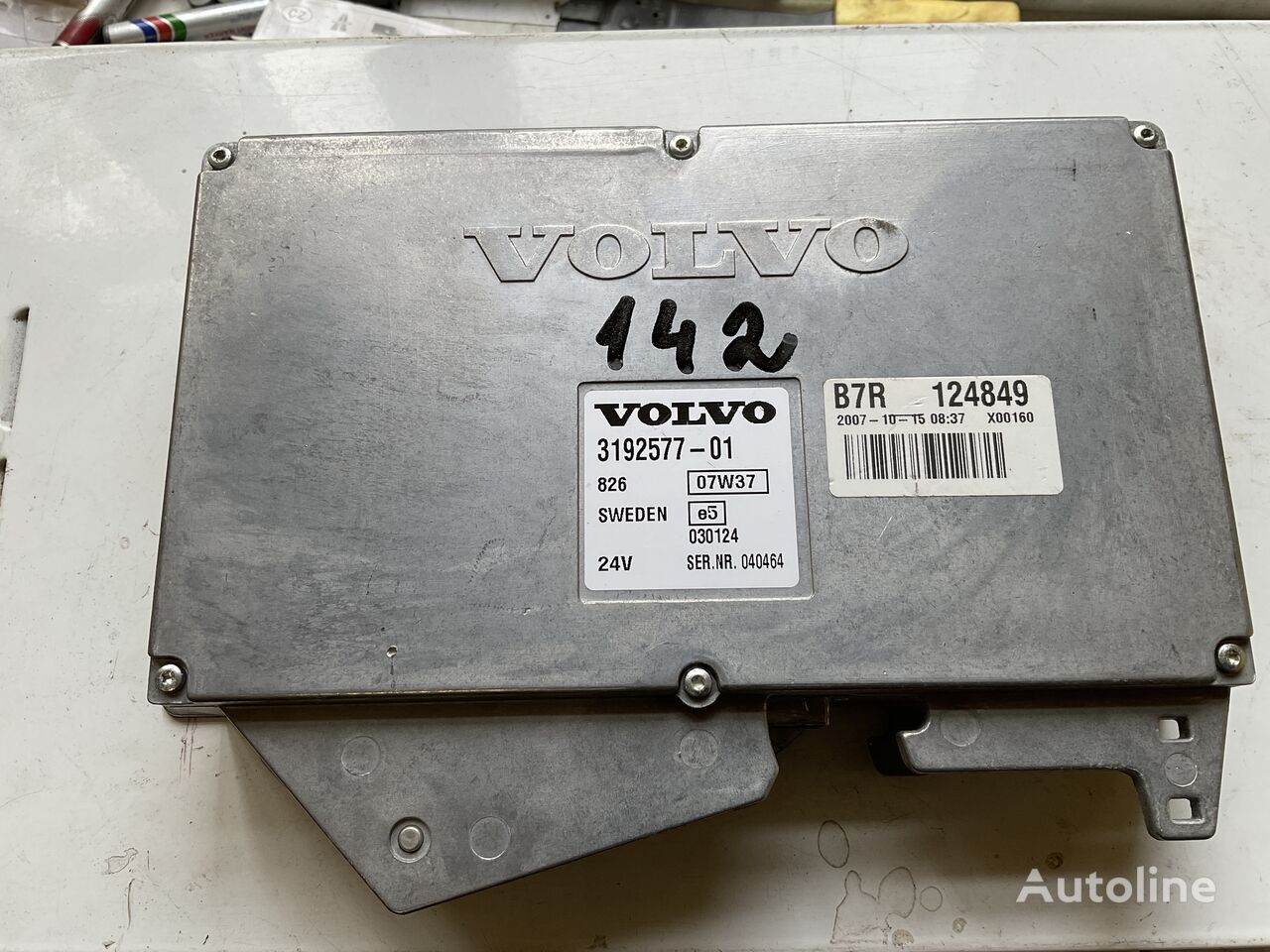 Volvo B12M (01.99-) 3192577 control unit for B6, B7, B9, B10, B12 bus  3192577-01 for Volvo bus