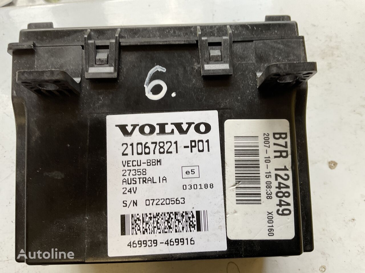 Volvo Electronic Control Unit B9S Bus 21067821-P01 unidad de control para Volvo autobús