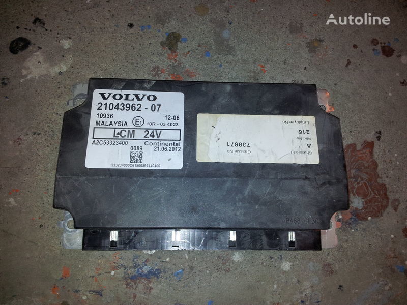 centralina Volvo FH13, FM13, EURO4 ,EURO5, LCM lightning control unit 21043962, 2 per trattore stradale Volvo FH13, FM13