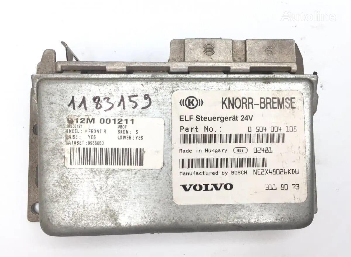 Volvo Unitate de Control Volvo 0 504 004 105 Steuereinheit für Knorr-Bremse ELF Steuergerät 24V LKW