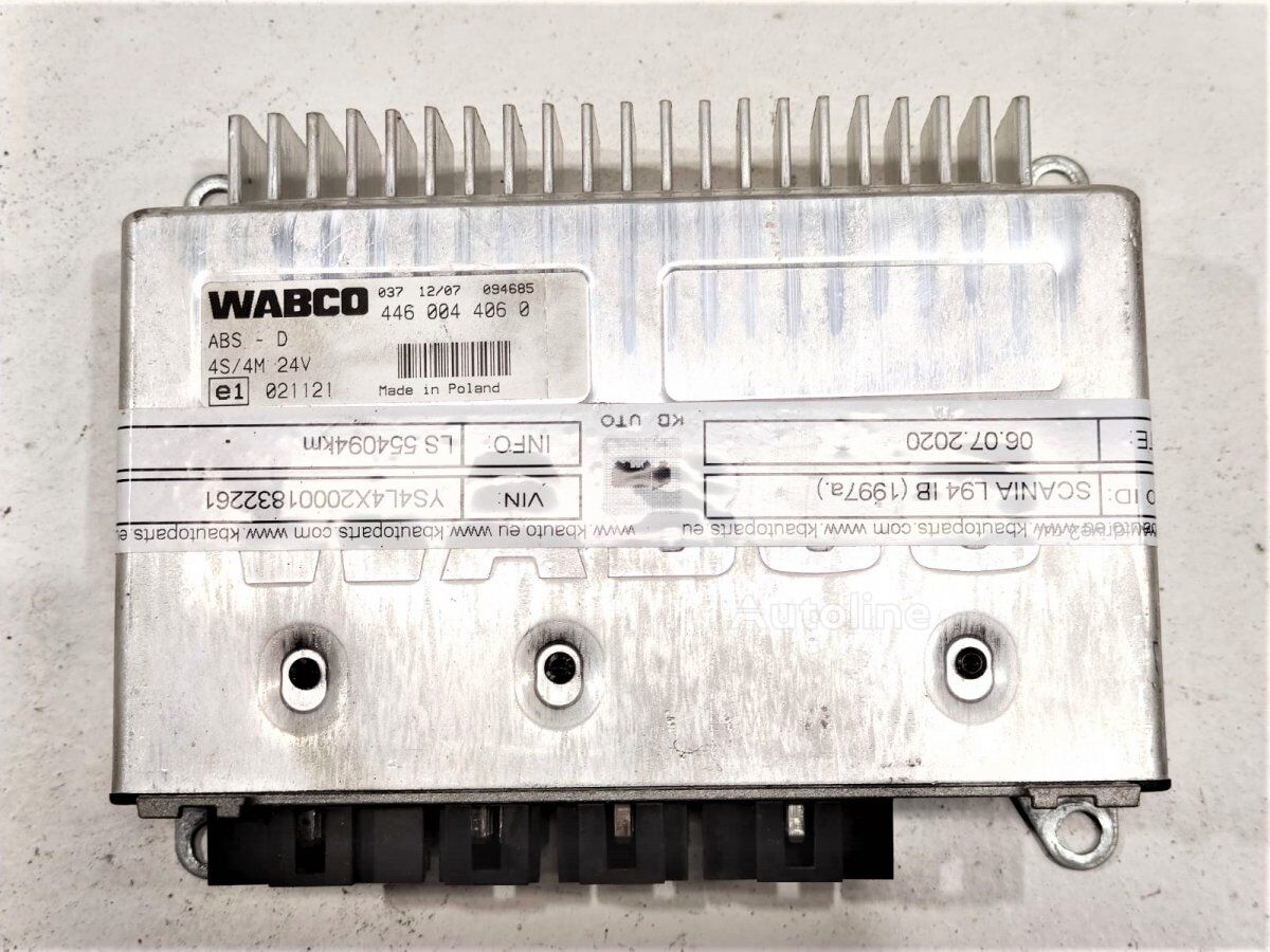 버스 Scania 4-series bus (1995-2006)용 제어장치 WABCO 4-Series bus K124 (01.96-12.06) 498814 - Autoline