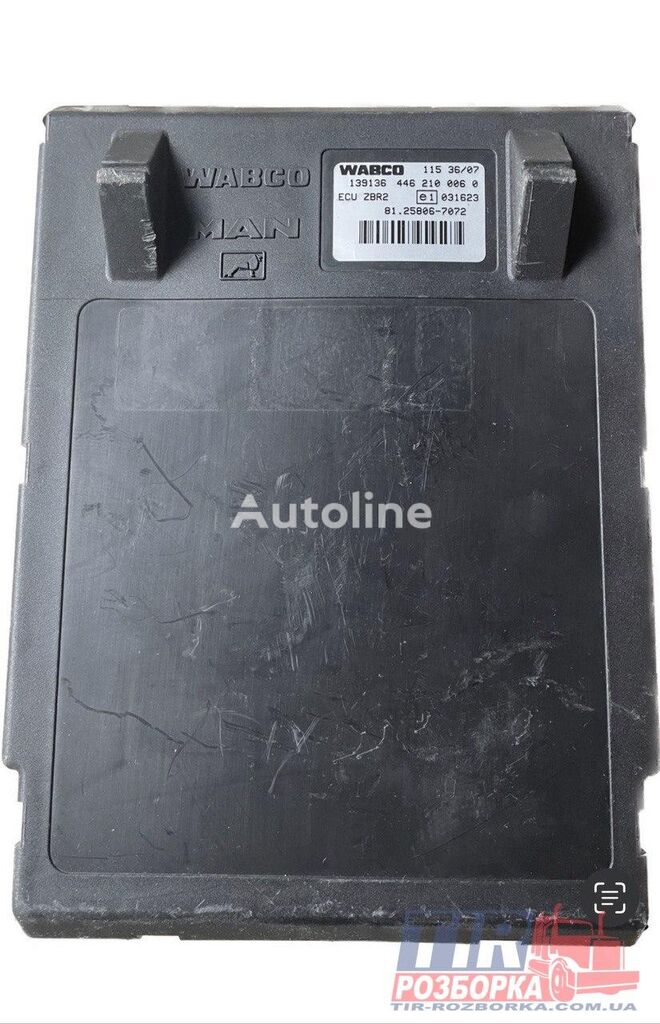 WABCO Blok upravlinnia ECU ZBR MAN TGX/TGL/TGA/TGS 81258067072 control unit for MAN TGA, TGL, TGS, TGX truck tractor