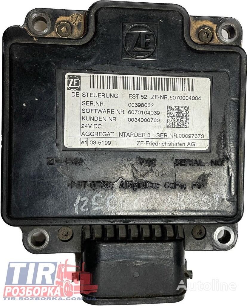 ZF Blok upravlinnia retardera ZF EST52 MAN 6070.004.004 control unit for MAN truck