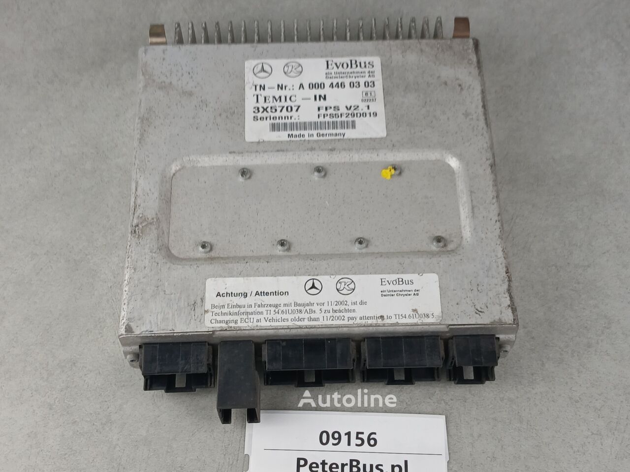 Mercedes-Benz Citaro linja-auto numer A 000 446 03 03 ohjausyksikkö - Autoline