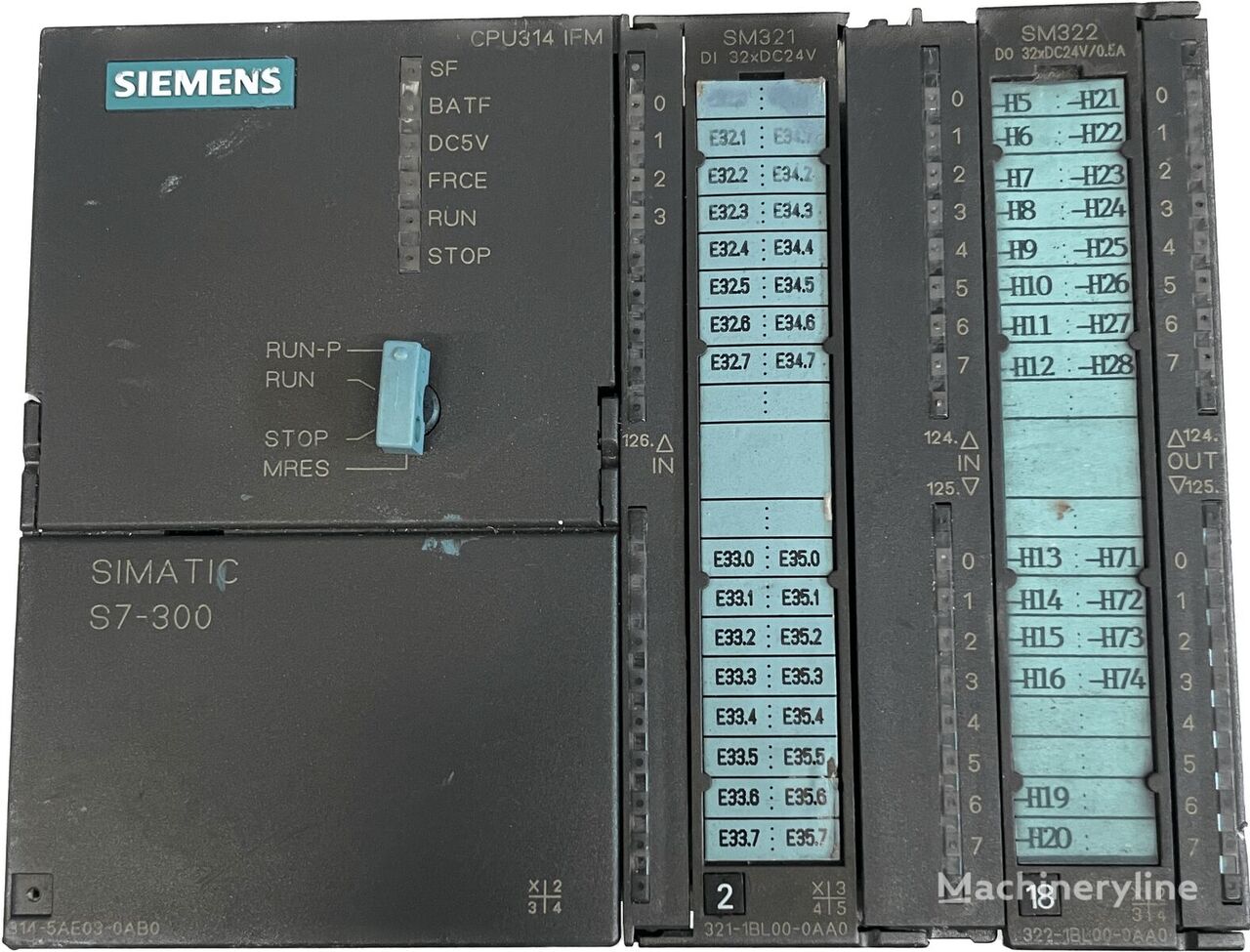 Siemens SIMATIC S7-300 6ES7 314-5AE03-0AB0 controller for industrial equipment