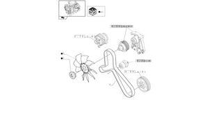 вентилятор охлаждения 87516755 для трактора колесного New Holland T6010