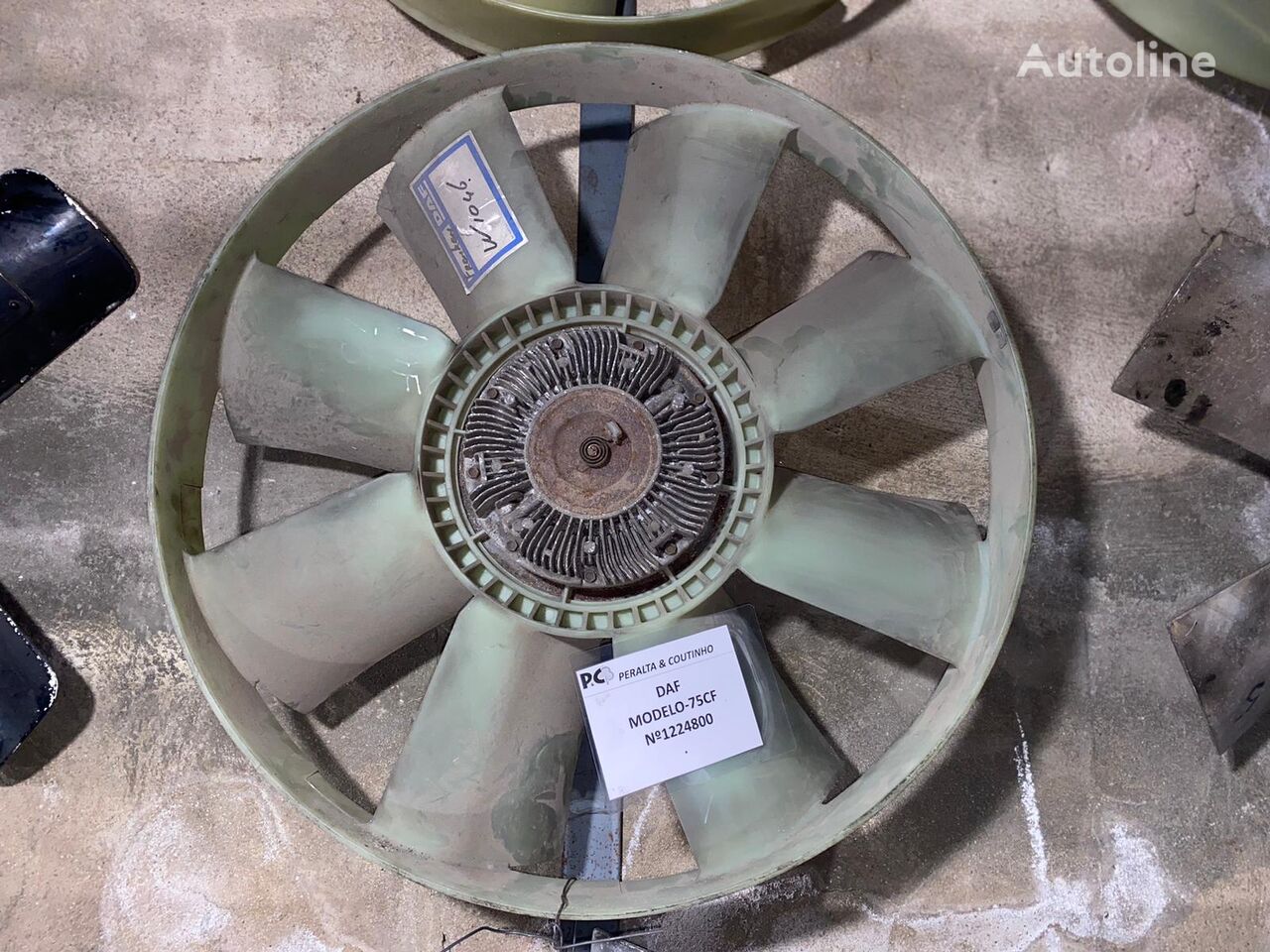 DAF kamyon için DAF : CF75AT Ventilador com Núcleo 1348775 ventilatör