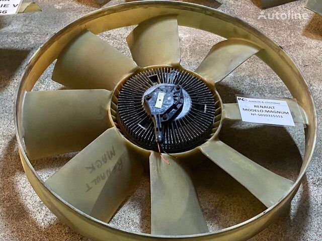 ventilateur de refroidissement Renault Magnum Ventilador com Núcleo 5010315551 pour camion Renault