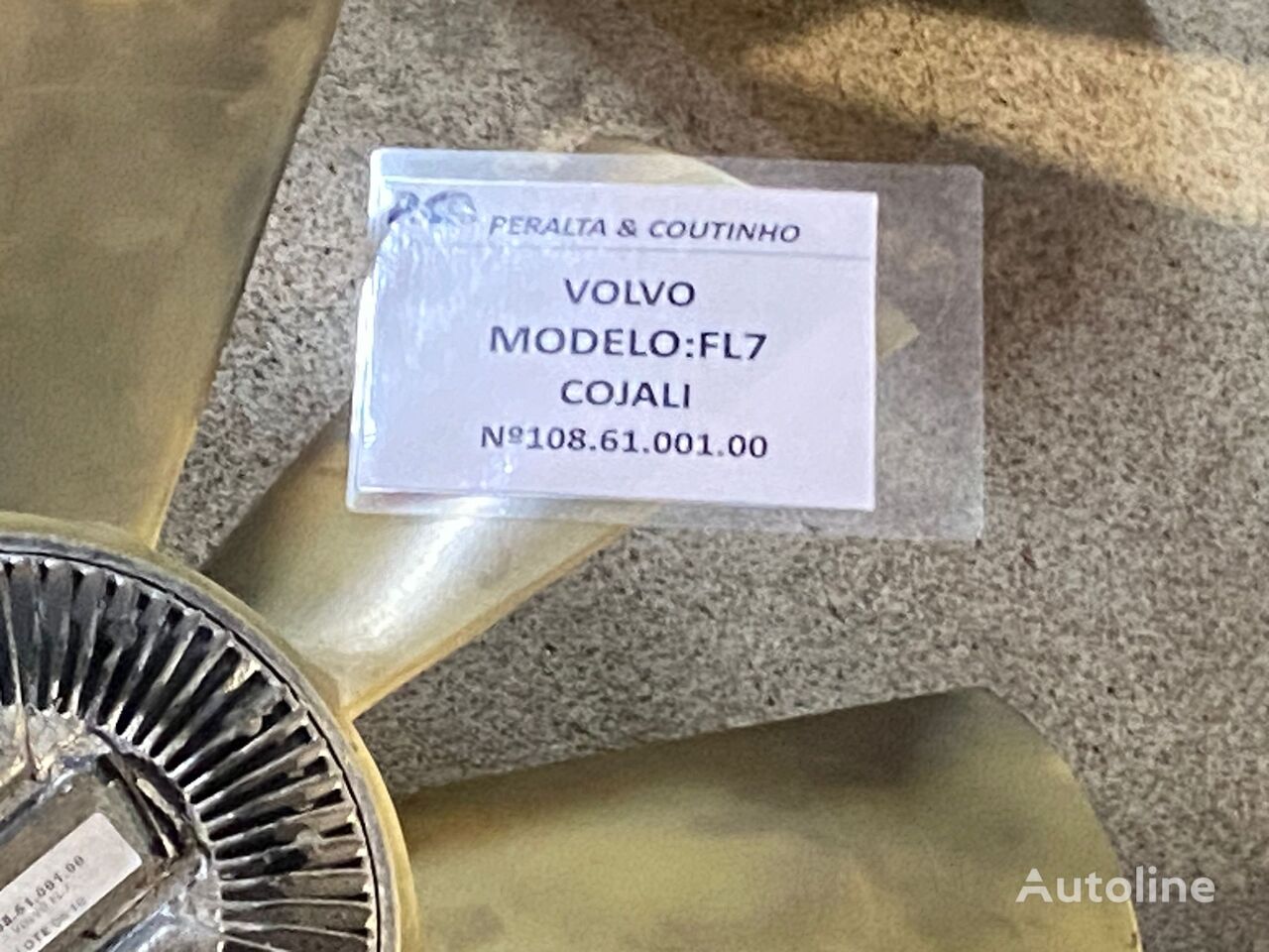 Volvo FL7 Ventilador com Núcleo 1086100100 cooling fan for Volvo truck - Autoline