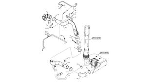 84355588 tubo de refrigeración para New Holland T6090 T6070 tractor de ruedas