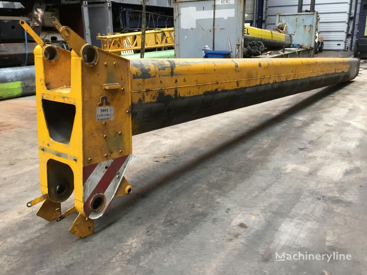 lengan crane Liebherr LTM 1100-2 telescopic head section 4 untuk mobile crane Liebherr LTM 1100-2