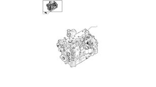 блок цилиндров для трактора колесного New Holland T6090