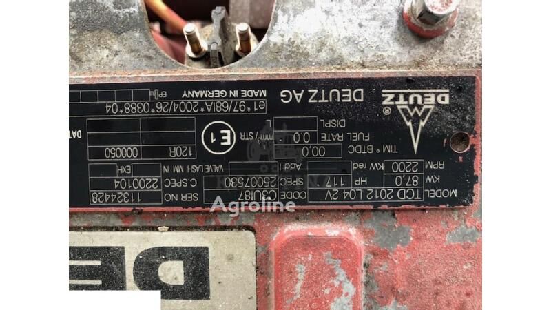 Bloc-moteur pour Deutz-Fahr Deutz TCD 2012 L04 2V - Agroline