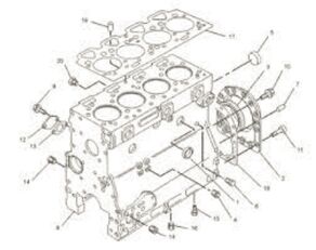 блок цилиндров Caterpillar block CAT 2095562 2095562 для строительной техники