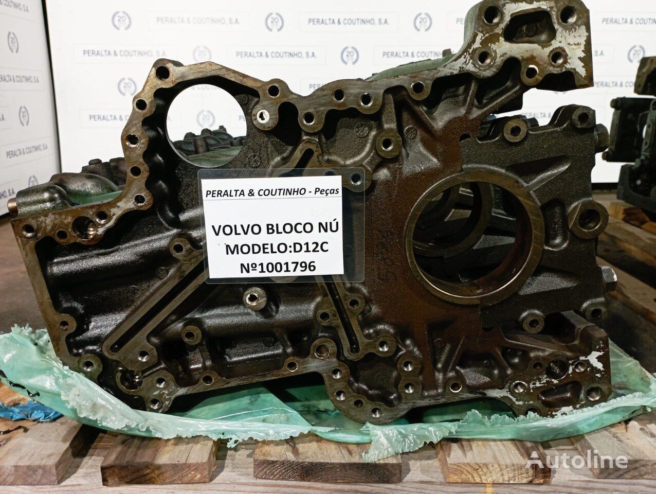 blocul cilindrilor Volvo D12C Bloco do Motor 132195 pentru camion Volvo