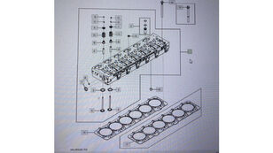 휠 트랙터 John Deere 8345R 7230R 7250R용 실린더 헤드