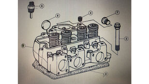 Claas Cetis-głowica 60 cylinder head for Claas Celtis 456-426RA/RC/RX F wheel tractor