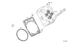 hlava valcov MTU CYLINDER HEAD na dumpre s pevným rámom