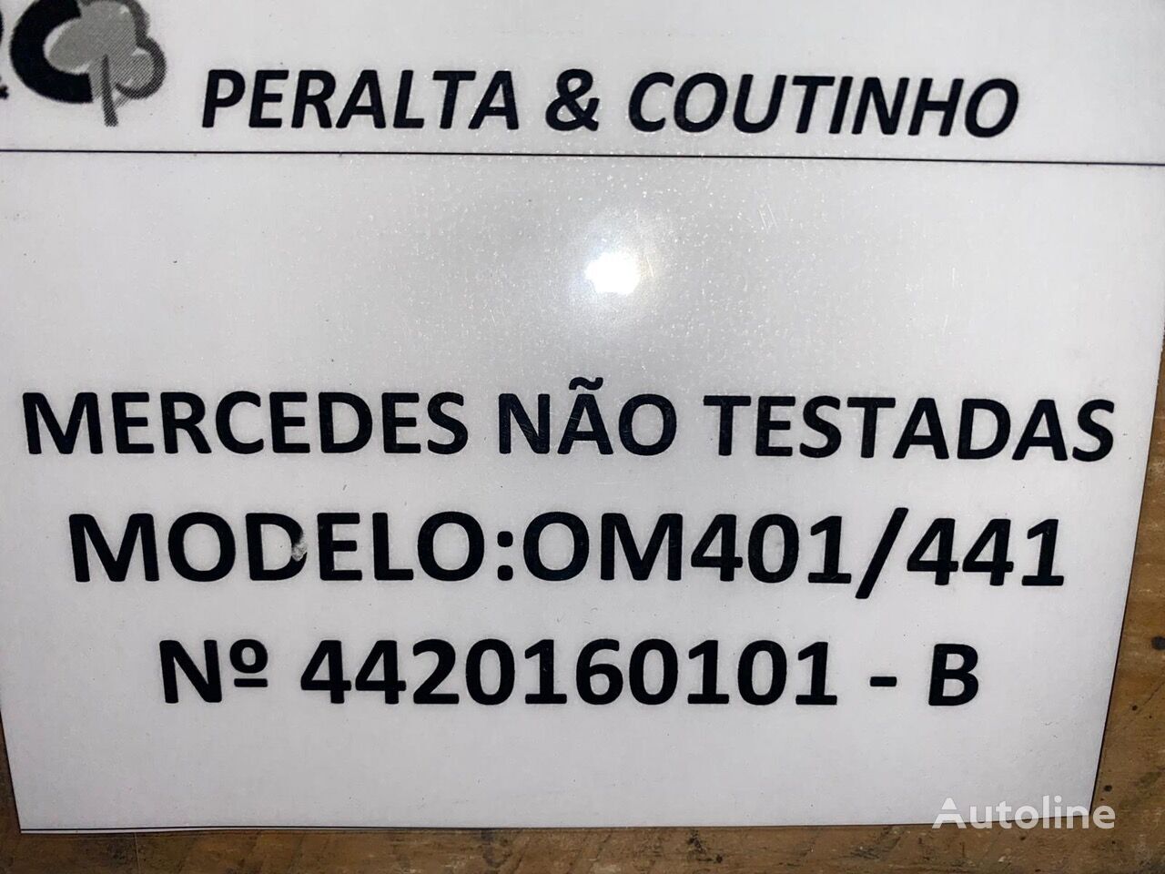 رأس مجموعة الأسطوانات Mercedes-Benz : Integro ( O550 ) / OM421 Cabeça do Motor com Válvulas OM401LA  4420320001 لـ الباصات Mercedes-Benz Integro(O550)