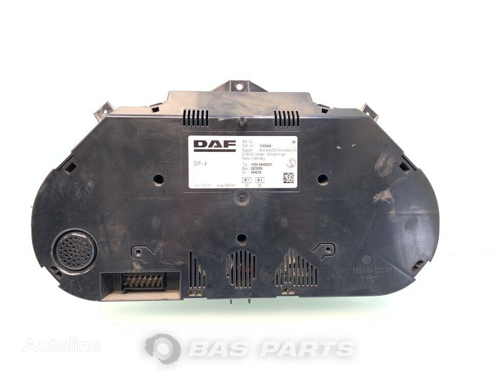 dasbor DAF CF75 Euro 4-5 1699398 untuk truk DAF CF75 Euro 4-5