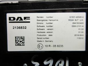DAF KACHELMODULEN XF CF MODEL 2021 2136832 dashboard voor trekker
